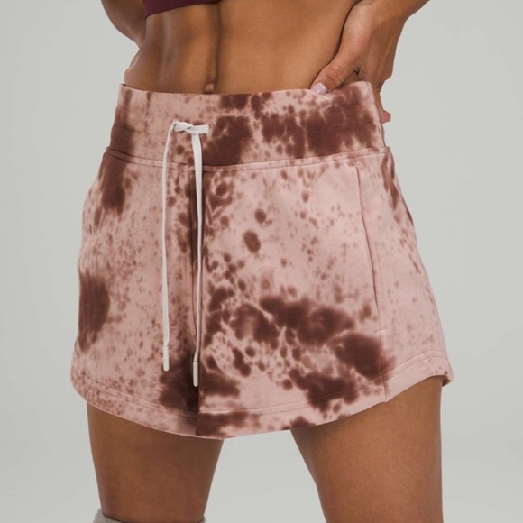 Lululemon Inner Glow Short 3" *Terry Marble Dye Silky French Press - Picture 3 of 13